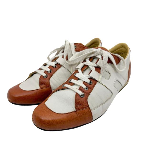 HERMES（エルメス） メンズ スニーカー パートナー レザー ホワイト