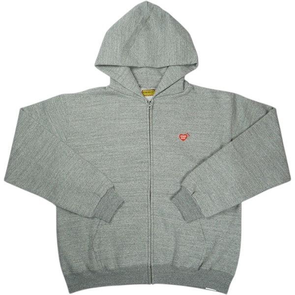 HUMAN MADE ヒューマンメイド 25AW CLASSIC ZIP-UP SWEAT HOODIE GRAY