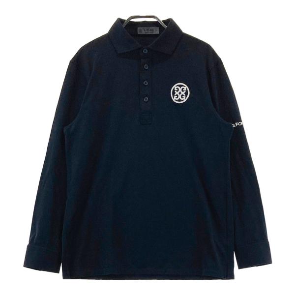 G/FORE ジーフォア 裏起毛 長袖ポロシャツ ブラック系 1 ゴルフウェア