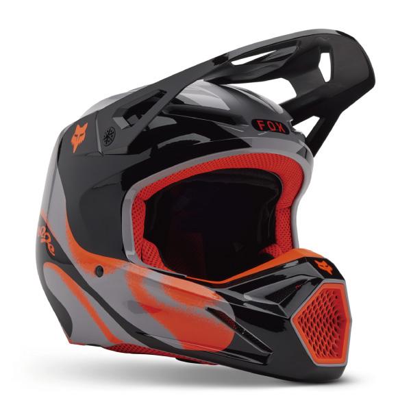 フォックス（FOX） FOX V1 HELMET エモーション スチールグレー オフ