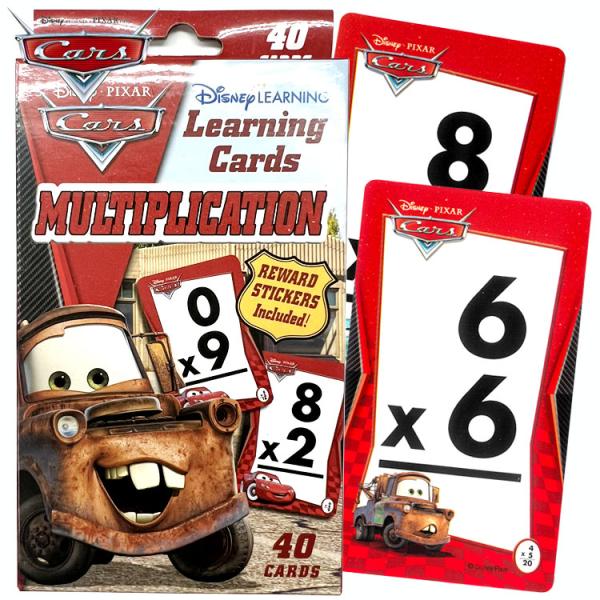 カーズ フラッシュカード ディズニー 掛け算 九九 おもちゃ ゲーム