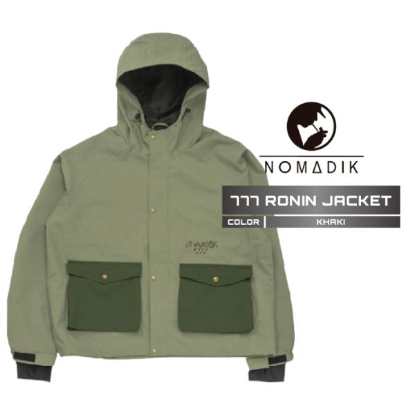 2025-26 NOMADIK 777 RONIN JACKET Khaki ノマディック スノーボード