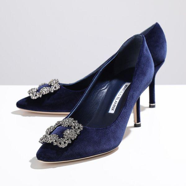MANOLO BLAHNIK（マノロブラニク） パンプス HANGISI FMC VELVET 070