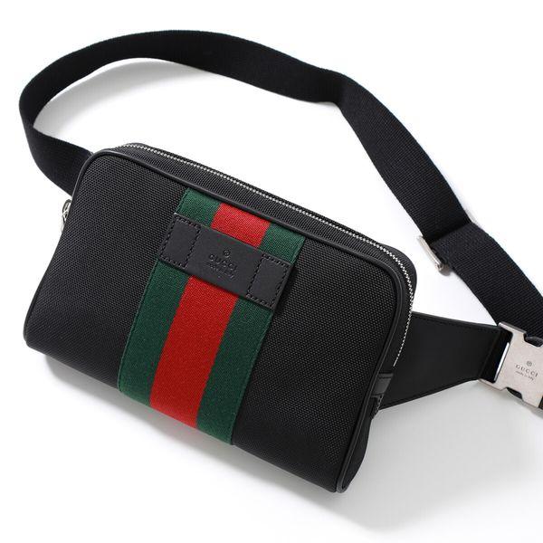 GUCCI（グッチ） ボディバッグ 630919 KWTKN メンズ ベルトバッグ ロゴ