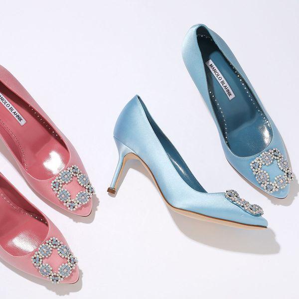 MANOLO BLAHNIK（マノロブラニク） パンプス HANGISI OPAL SATIN 070