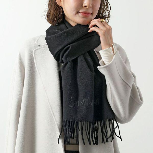 SAINT LAURENT サンローラン マフラー 748959 3Y201 レディース メンズ