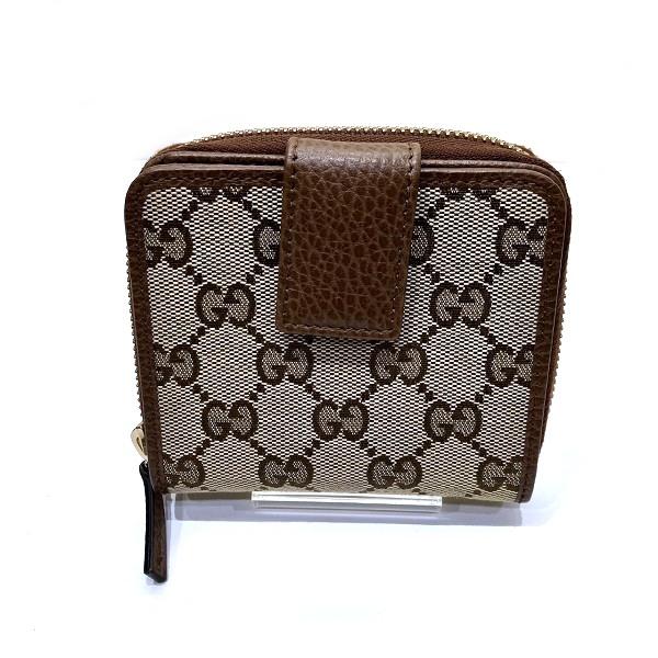 GUCCI（グッチ） GUCCI GGキャンバス 346056 2つ折り財布 レディース