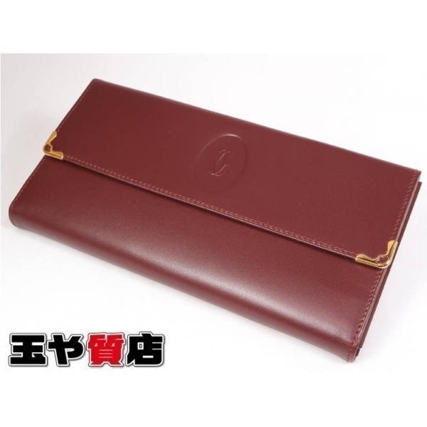 Cartier（カルティエ） 新品同様 マスト ドゥ L3000002 ガマ口 三