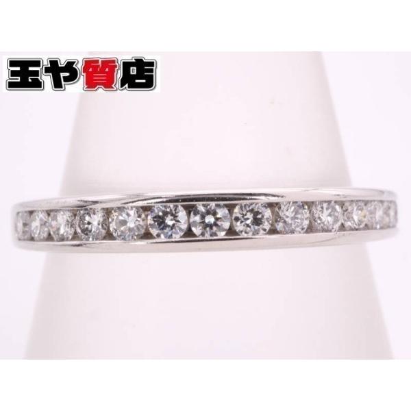 TIFFANY&Co.（ティファニー） 美品 ダイヤ ハーフエタニティ チャネル