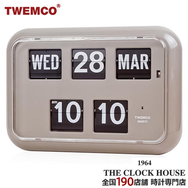 TWEMCO トゥエンコ 掛置兼用 パタパタ時計 フリップクロック