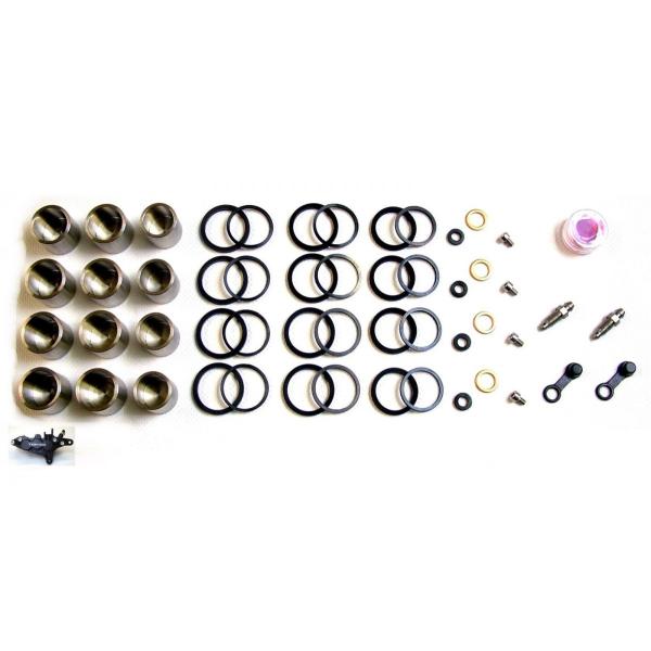 T62A]Kawasaki ZX-12R フロントブレーキキャリパー ピストン/シール