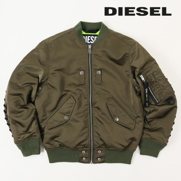 DIESEL（ディーゼル） ボンバージャケット メンズ 編み込みデザイン