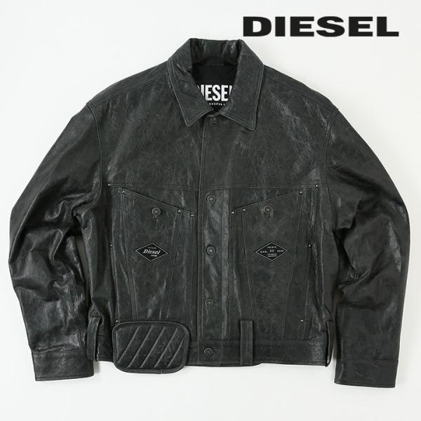 DIESEL（ディーゼル） レザージャケット メンズ 羊革 本革