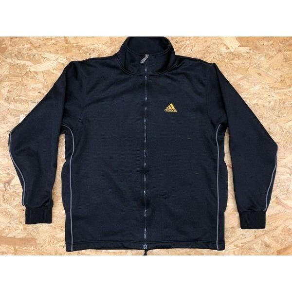 adidas（アディダス） トラックジャケット 刺繍ロゴ 裾にドローコード