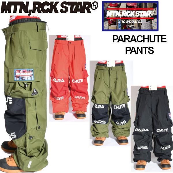 25-26 MTN.ROCK STAR マウンテンロックスター PARACHUTE PANTS FIERY L