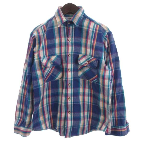 ファイブブラザー FIVE BROTHER 70年 80年代 ネルシャツ 長袖 厚手