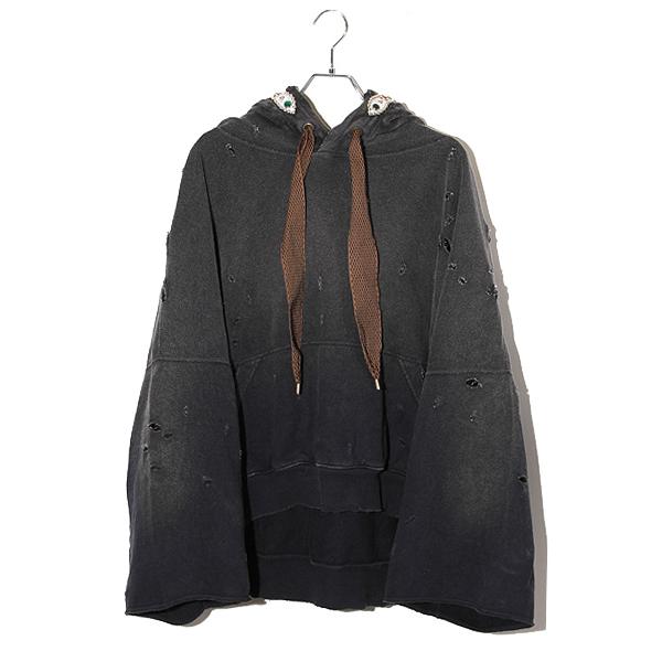 未使用品 KAPITAL キャピタル Thriller Damage Devil Hooded Parka 裏