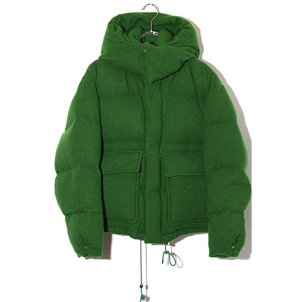 AURALEE オーラリー WOOL CASHMERE LIGHT TWEED DOWN JACKET ウール