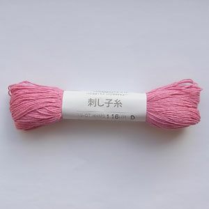 刺し子糸 チェリーピンク＜116＞ | リバティ 生地、編み物、刺繍