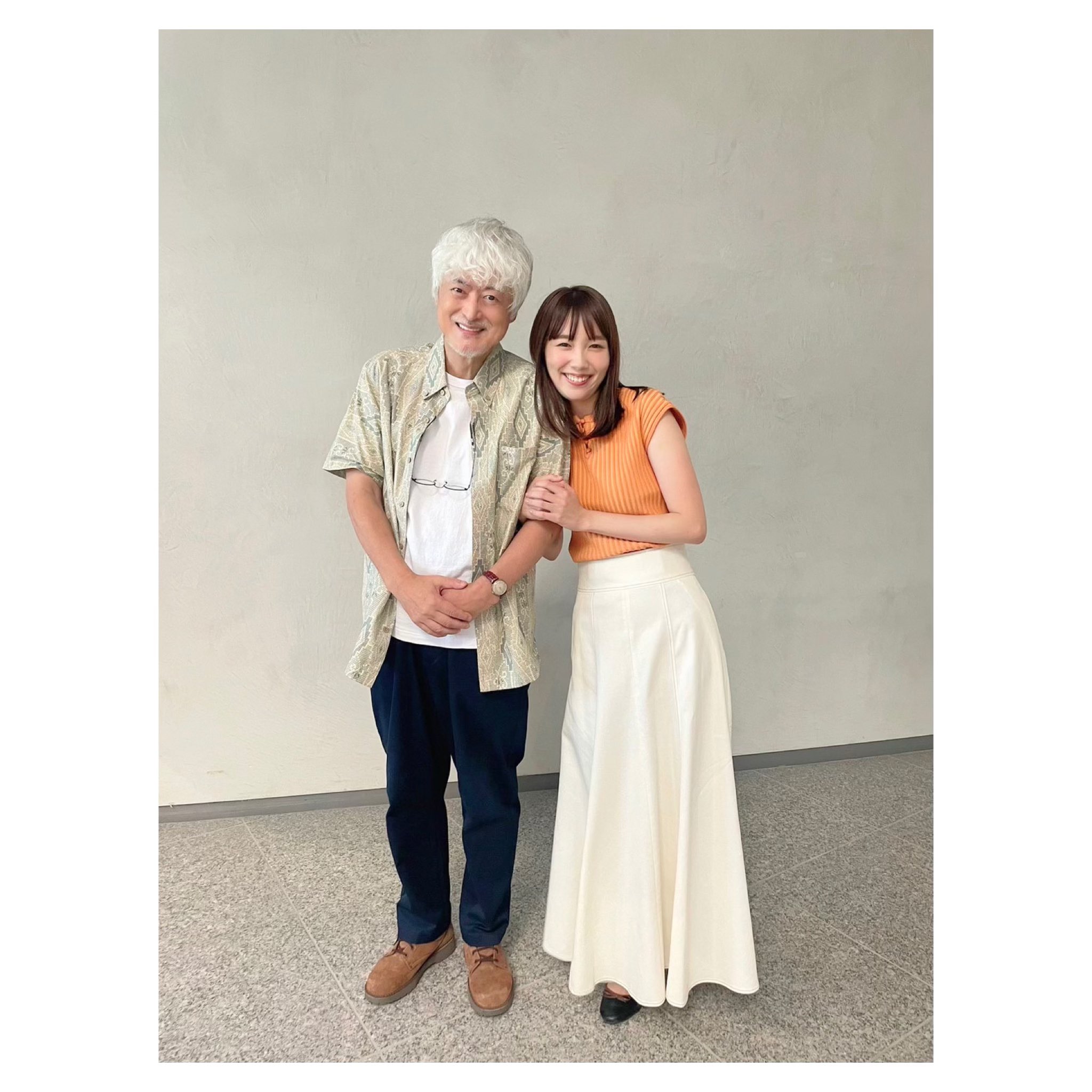 木村拓哉 (SMAP キムタク)の私服 陣内孝則さんとの2ショット写真です