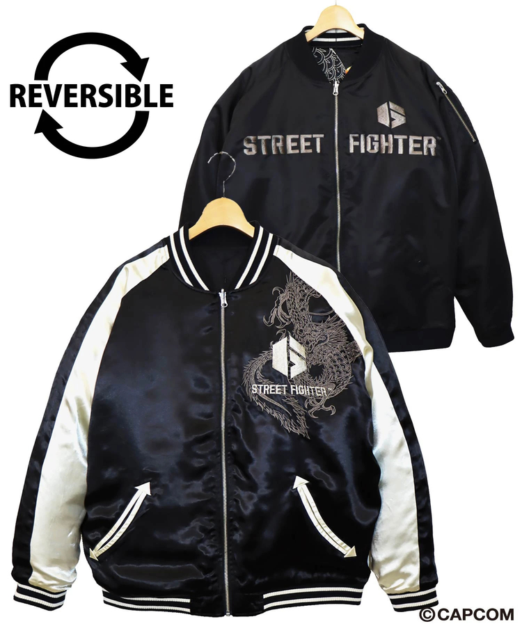SB STREET FIGHTER6 錦nishiki LUKE リバーシブル スカジャン(575350