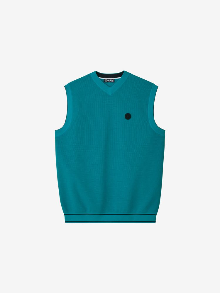 公式・アウトレット】ワッフル編みニットベスト（メンズ）｜アンパスィ