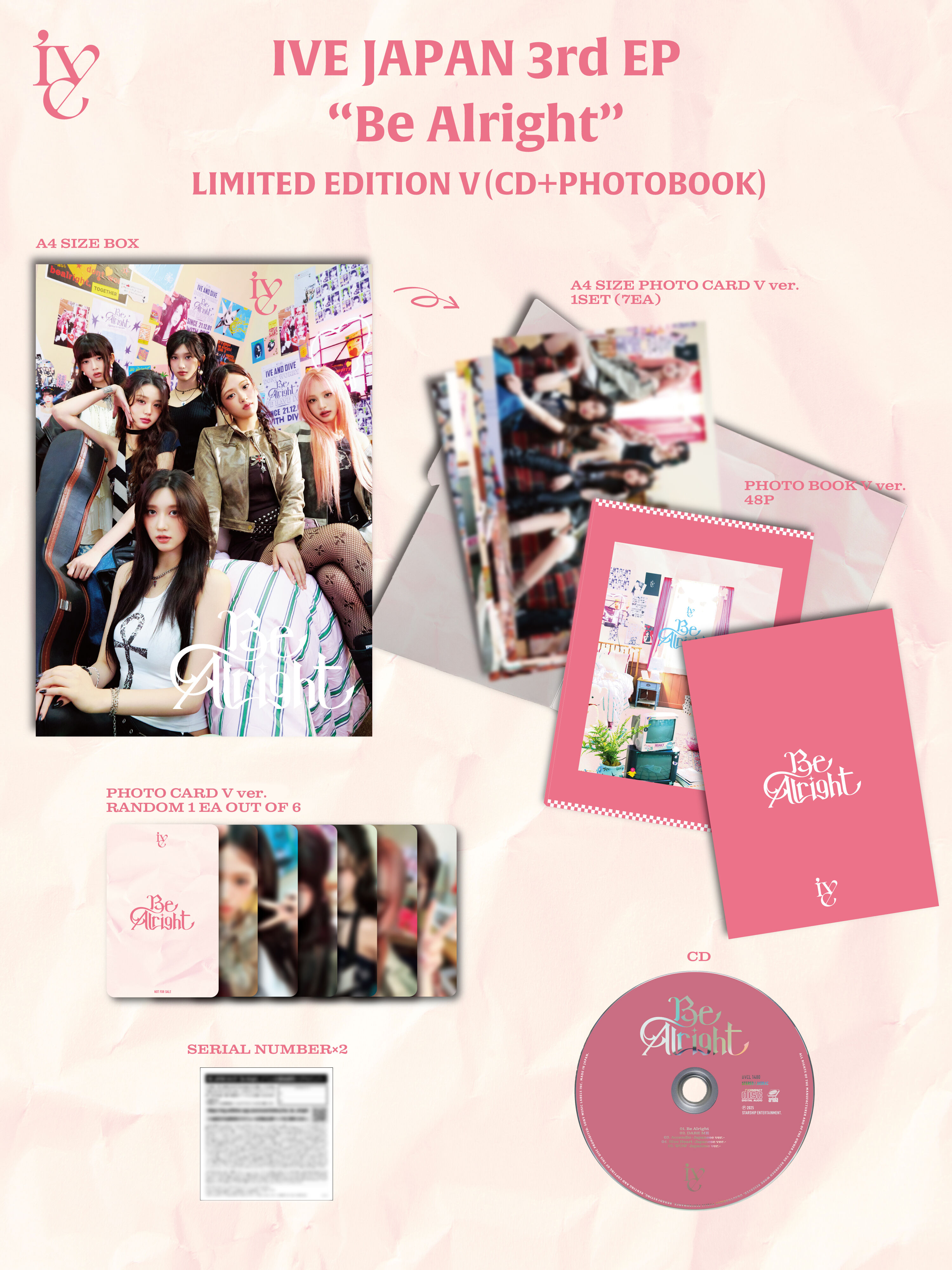 7月2日(水)19:00更新】JAPAN 3rd EP『Be Alright』全形態パック