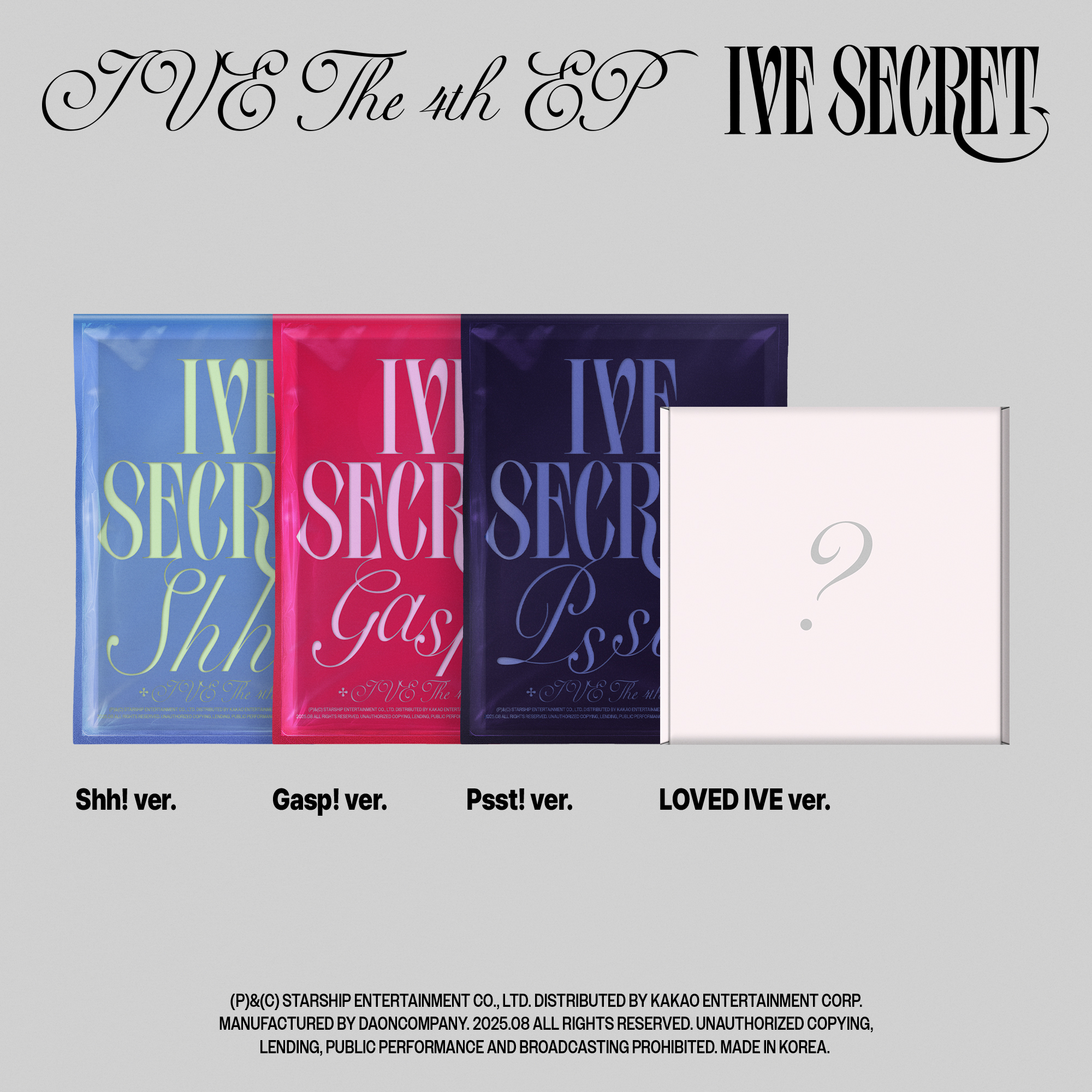 ive secret アルバム 30枚 セット jp.ktown4u.com : [3CD セット] IVE - ミニアルバム4集 [IVE SECRET]