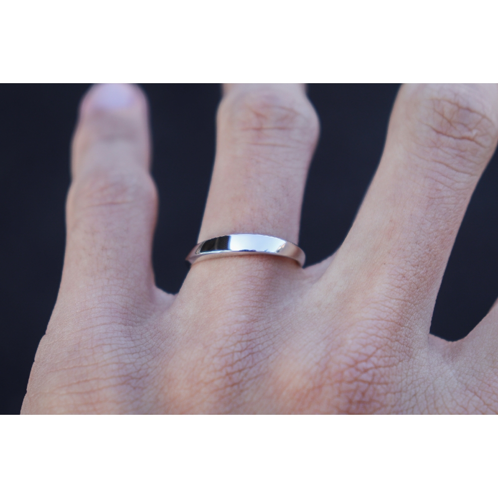 結婚指輪No4 3.0 プラチナ(幅3.0mm / Pt950) らせんデザイン | 結婚
