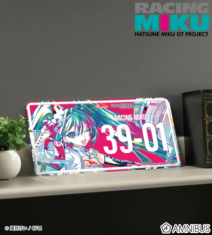 初音ミク GTプロジェクト レーシングミク 2025Ver. Ani-Art ナンバー