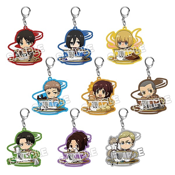 進撃の巨人 トレーディングアクリルキーホルダー カップインシリーズ