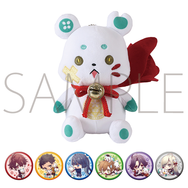 オランピアソワレ ぬいぐるみ＆缶バッジ（6個）セット | j-hobby