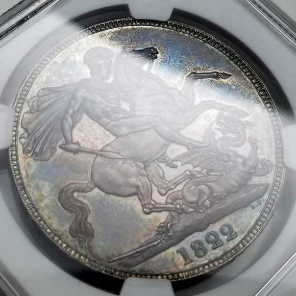 JCC | ジャパンコインキャビネット / イギリス 1822年 クラウン 銀貨