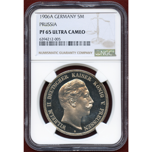 JCC | ジャパンコインキャビネット / ドイツ プロイセン 1906A 5マルク