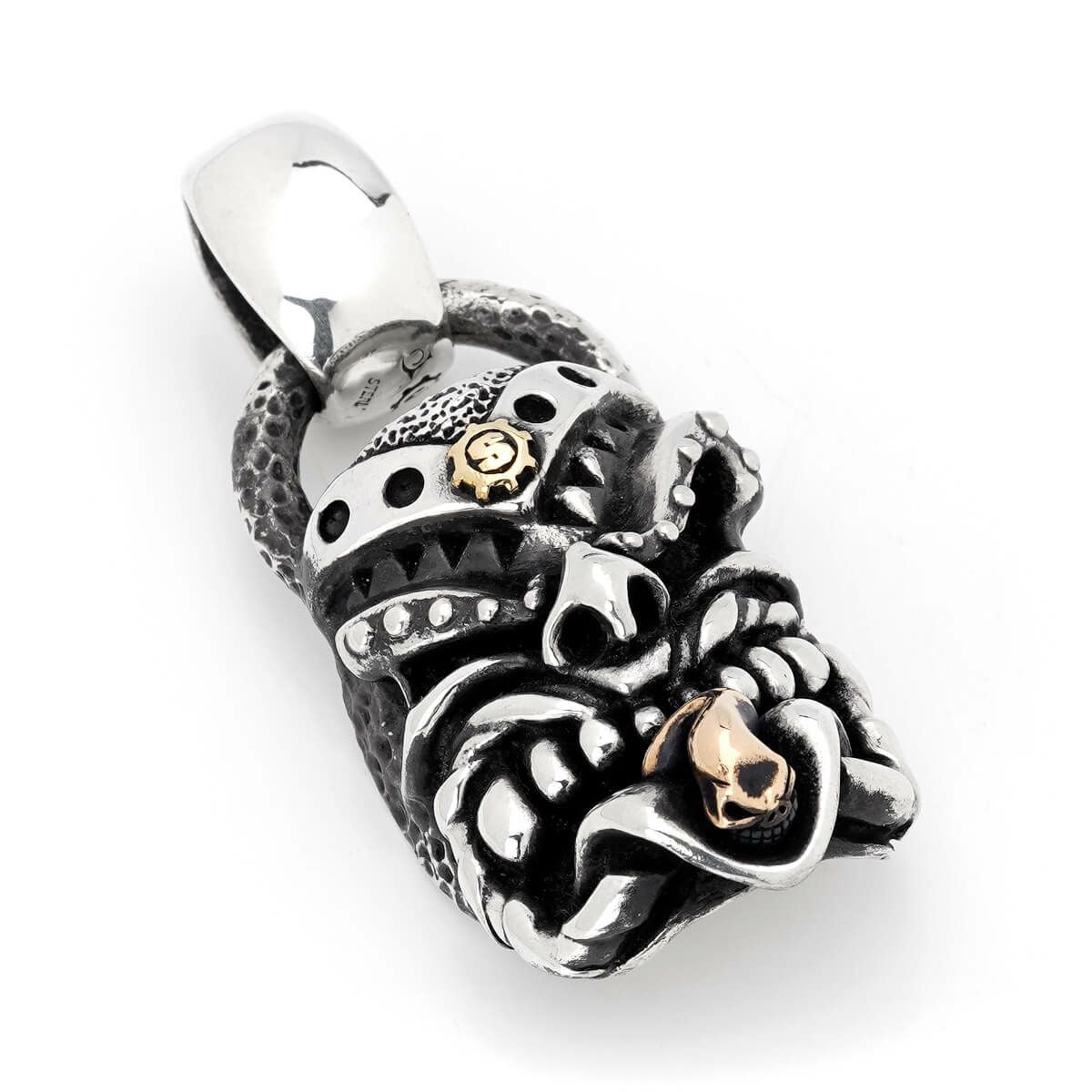 スターリンギア パンチャーニューマオリフェイスペンダント w/ブラス