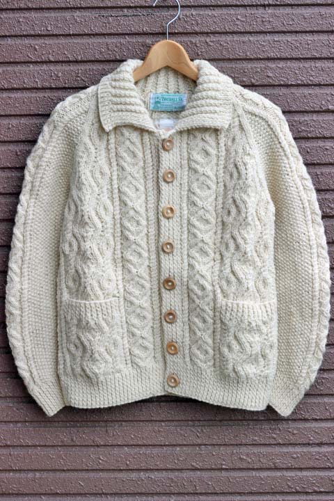 送料無料]「INVERALLAN」 3A STANDARD LUMBER CARDIGAN Col. Natural