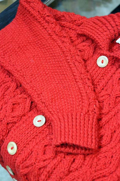 送料無料]「INVERALLAN」 3A STANDARD LUMBER CARDIGAN Col. Holly