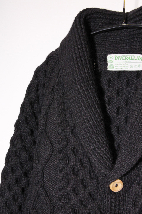 INVERALLAN」 6A SHAWL COLLER CARDIGAN インバーアラン ショール