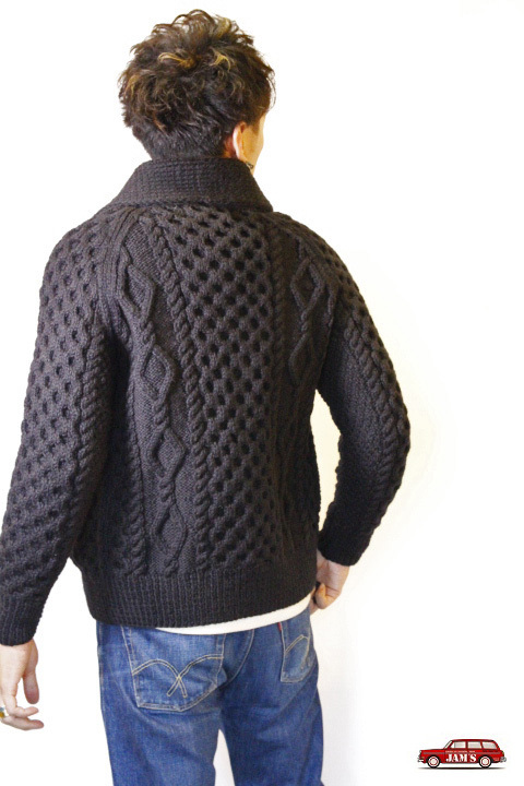 INVERALLAN」 6A SHAWL COLLER CARDIGAN インバーアラン ショール