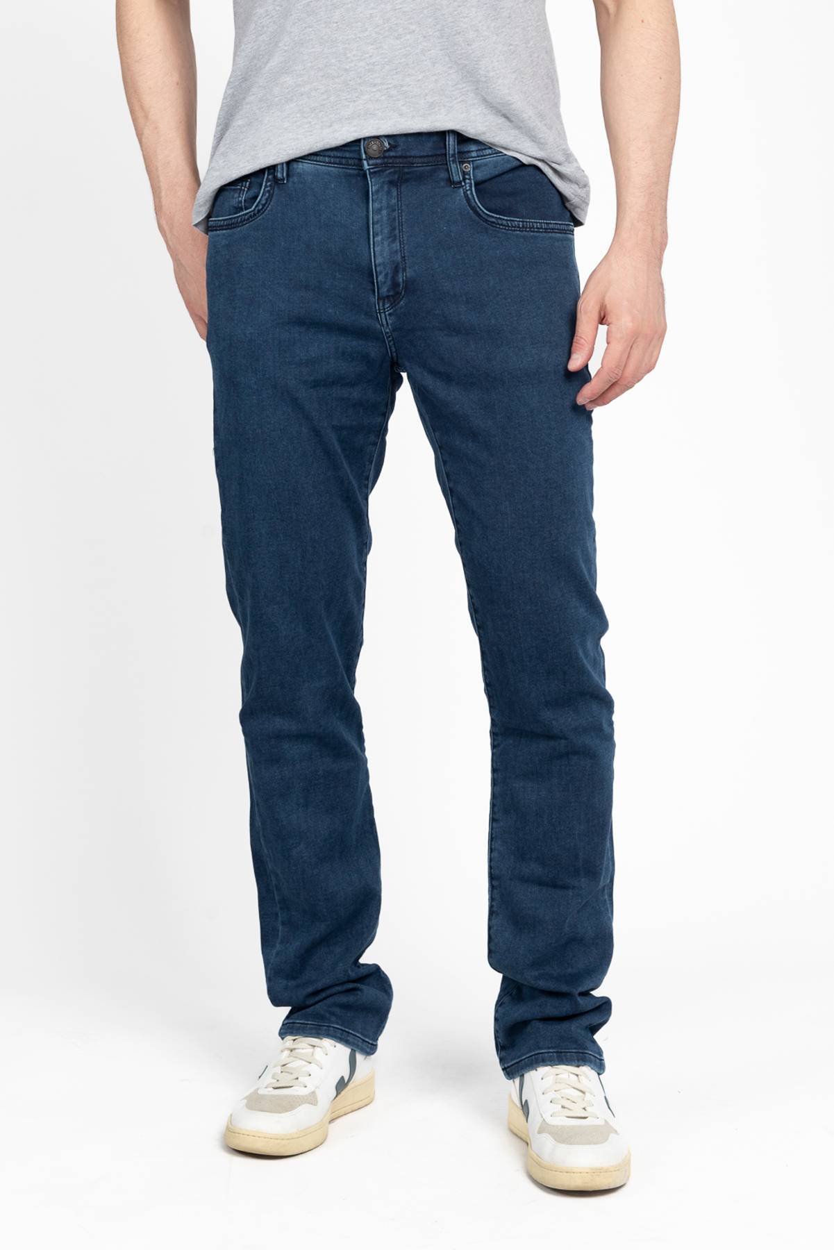 Jack Fit Brushed Blue Denim Sateen – Jack Of Spades