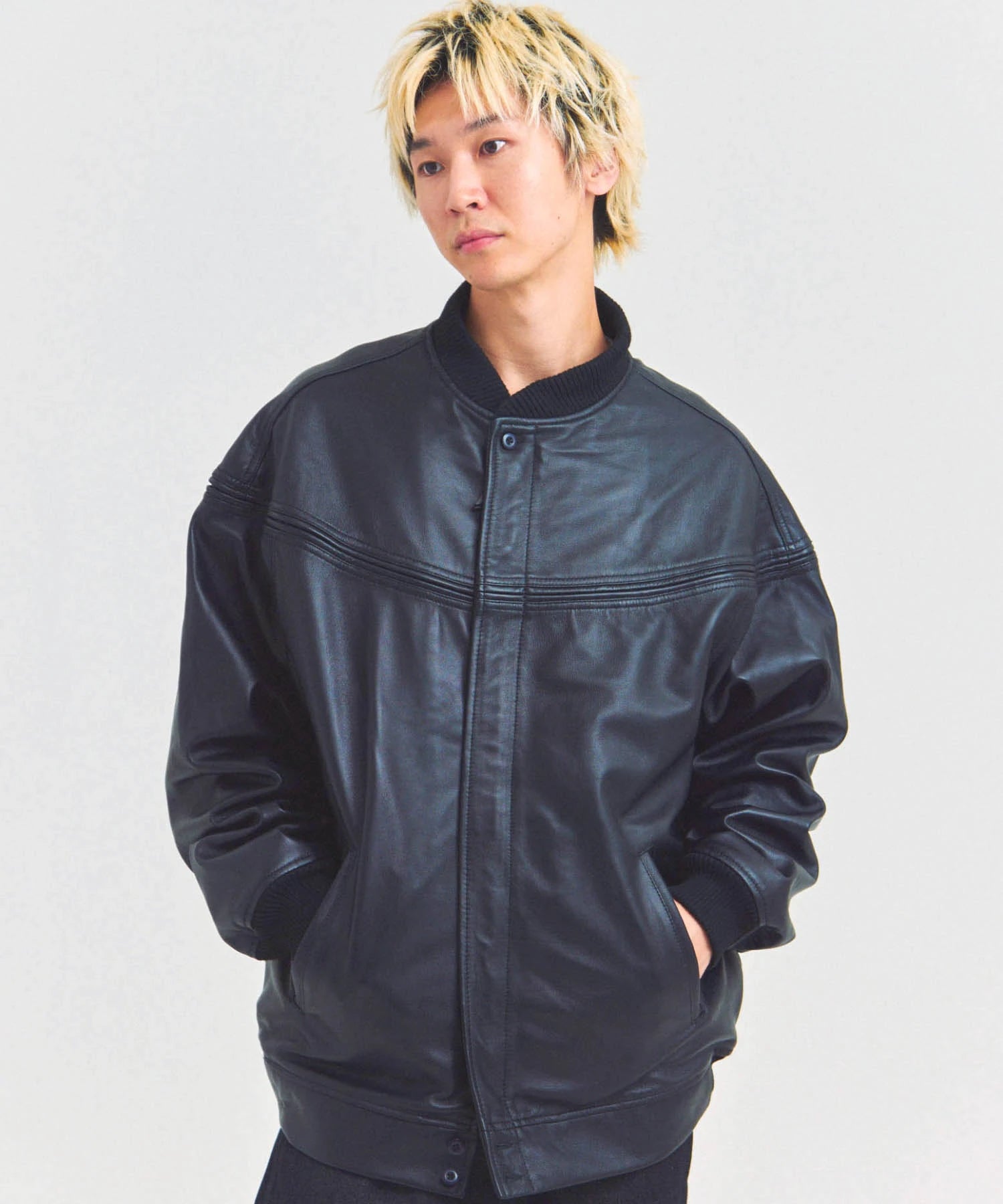 Town craft leather derby jacket – JACKROSE
