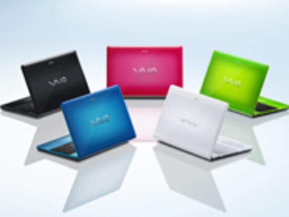 7つのカラバリ、こだわりのデザイン--ソニー、VAIO春モデル3シリーズ