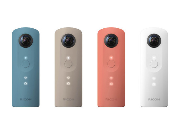 リコー、360度全天球カメラTHETAにスタンダードモデル--「RICOH THETA