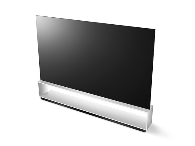 LG、世界最大88インチ8K有機ELテレビを発表--「壁に貼る」超薄型4K