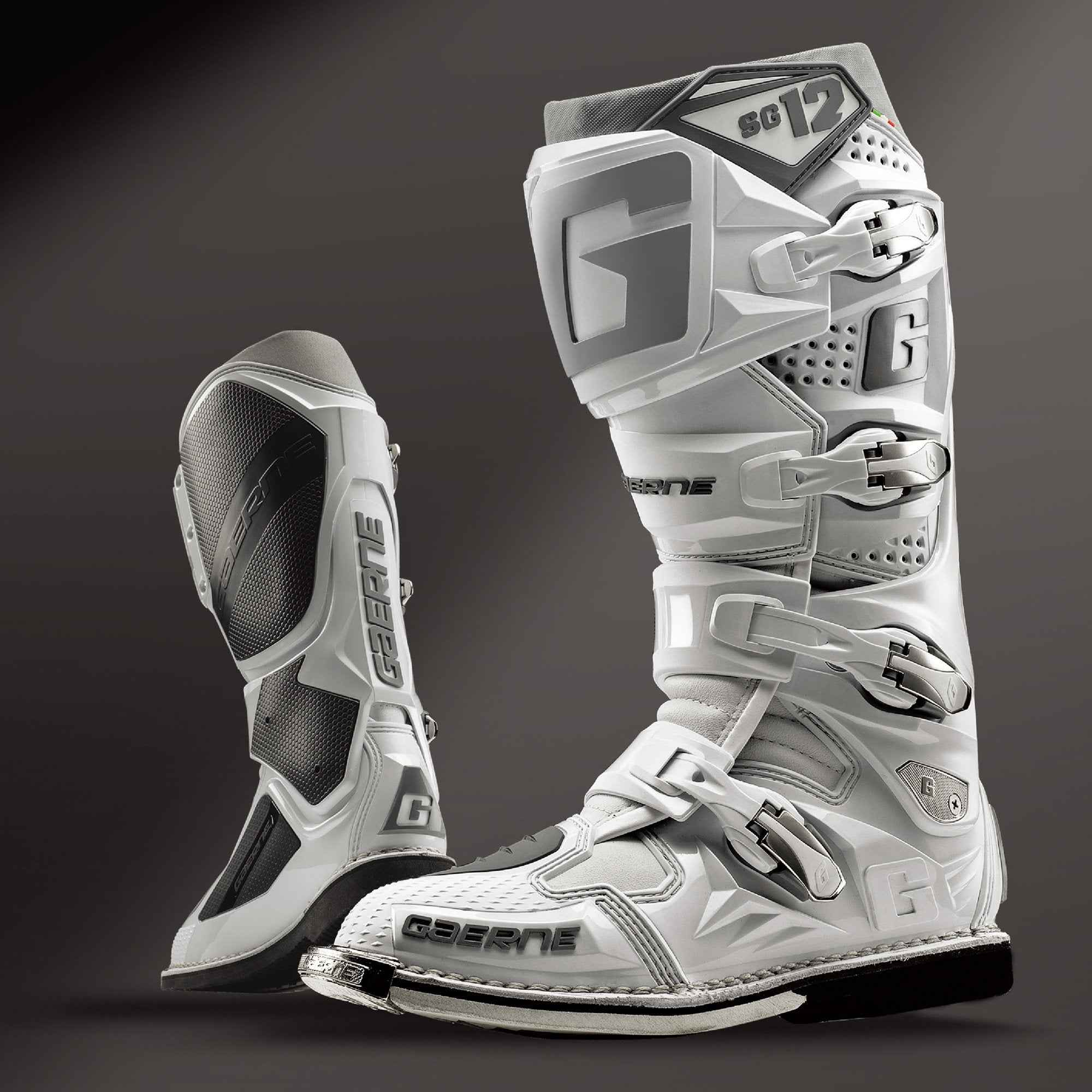 試着無料】ガエルネ エスジー12 SG-12 アッシュホワイト - オフロード