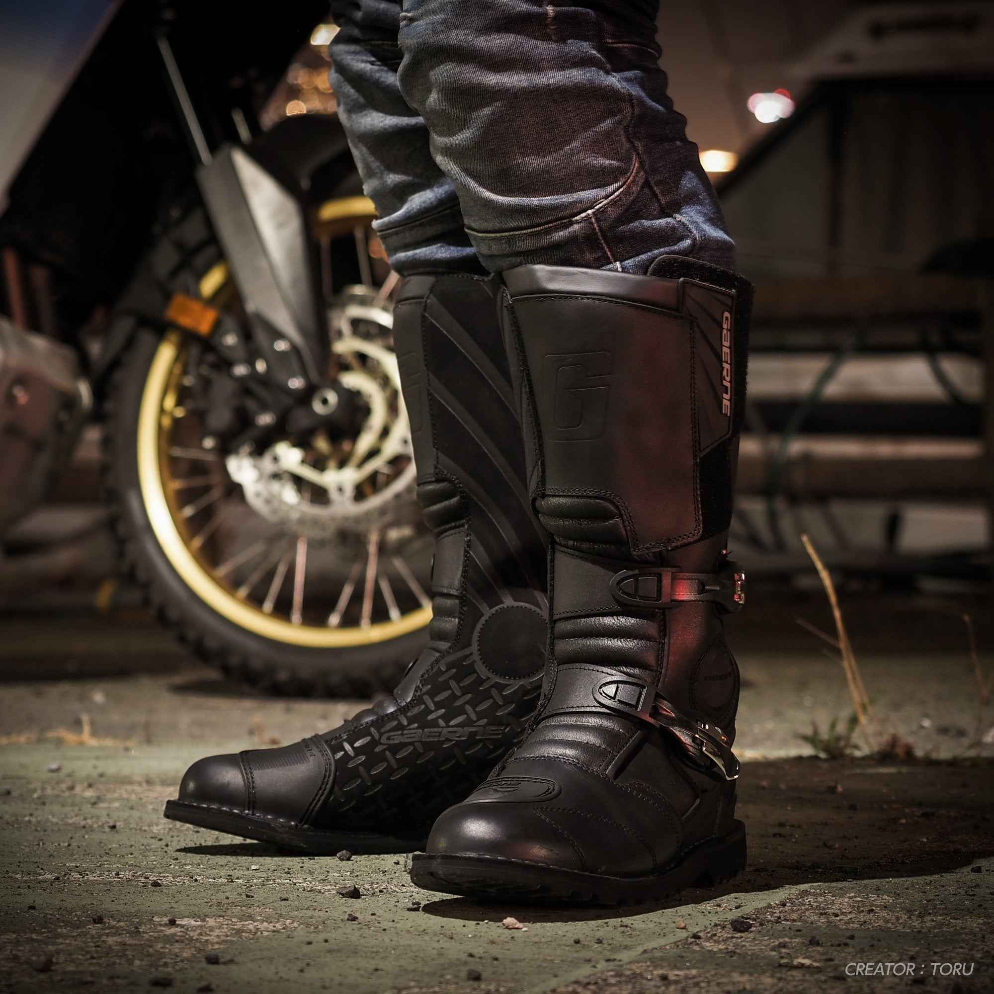 試着無料】ガエルネ【防水】Gミッドランド ゴアテックス - 防水 バイク