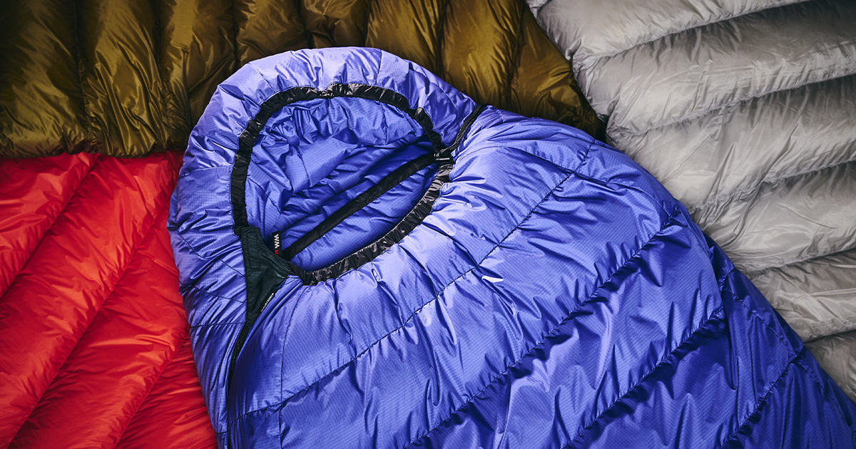 Made in U.S.A.のスリーピングバッグ、ウエスタンマウンテニアリング