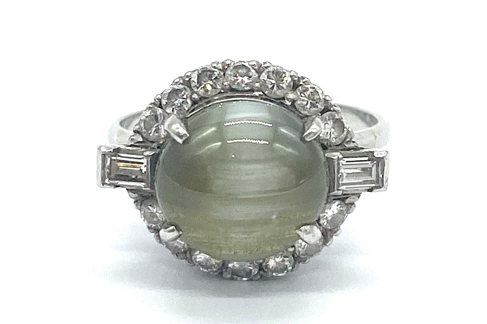 Chrysoberyl Cat's Eye Ptクリソベリルキャッツアイ ダイヤモンド