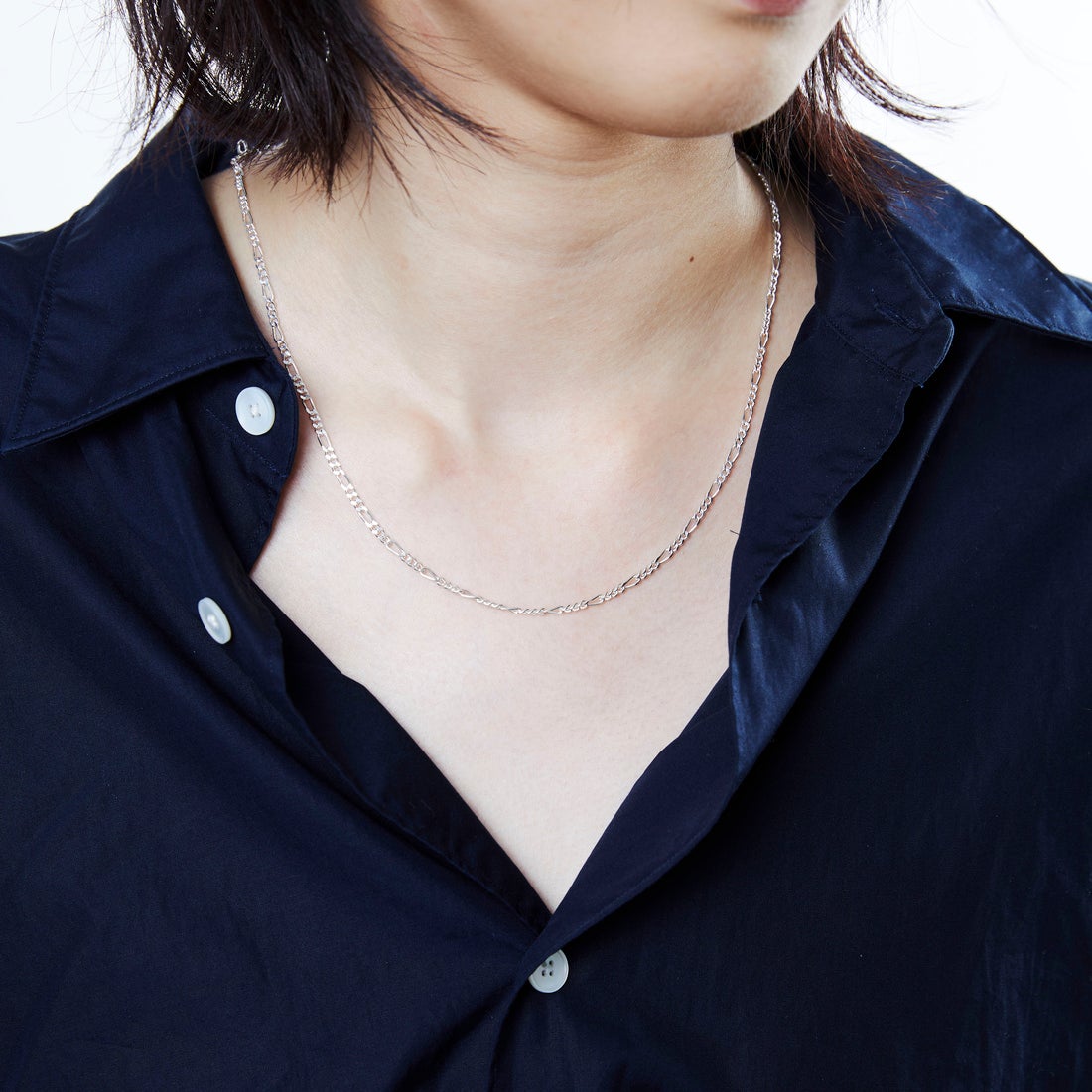 XOLO JEWELRY [ショロジュエリー] フィガロリンクネックレス 2mm