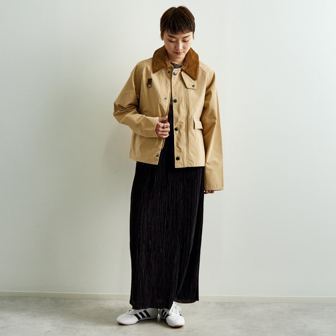 Barbour [バブアー] スペイ ピーチスキンノンオイルドジャケット